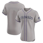 Kooe C.Rockies Gray Limited Elite Home Blank Player Stitched Jerseys