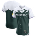 Kooe C.Rockies Green City Connect Limited Elite Home Blank Player Stitched Jerseys