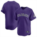 Kooe C.Rockies Purple Limited Home Blank Player Stitched Jerseys