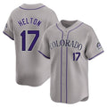 Kooe C.Rockies #17 Todd Helton Player Gray Limited Home Stitched Jerseys