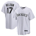 Kooe C.Rockies #17 Todd Helton Player White Game Home Stitched Jerseys