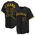 Kooe C.Rockies #19 Charlie Blackmon Player Black Snake Skin City Home Game Stitched Jerseys