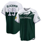 Kooe C.Rockies #19 Charlie Blackmon Player Green City Connect Home Game Stitched Jerseys