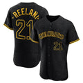 Kooe C.Rockies #21 Kyle Freeland Player Black Snake Skin City Limited Elite Home Stitched Jerseys