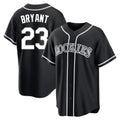 Kooe C.Rockies #23 Kris Bryant Player Black Fashion Out Home Game Stitched Jerseys