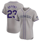 Kooe C.Rockies #23 Kris Bryant Player Gray Limited Elite Home Stitched Jerseys