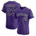 Kooe C.Rockies #23 Kris Bryant Player Purple Limited Elite Home Stitched Jerseys