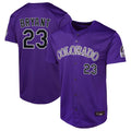 Kooe C.Rockies #23 Kris Bryant Player Purple Limited Home Game Stitched Jerseys