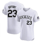 Kooe C.Rockies #23 Kris Bryant Player White Limited Elite Home Stitched Jerseys
