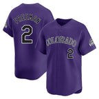 Kooe C.Rockies #2 Tyler Freeman Player Purple Limited Home Stitched Jerseys