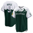 Kooe C.Rockies #9 Brenton Doyle Player Green City Connect Home Game Stitched Jerseys