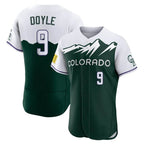 Kooe C.Rockies #9 Brenton Doyle Player Green City Connect Limited Elite Home Stitched Jerseys