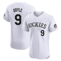 Kooe C.Rockies #9 Brenton Doyle Player White Limited Elite Home Stitched Jerseys