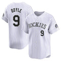 Kooe C.Rockies #9 Brenton Doyle Player White Limited Home Stitched Jerseys