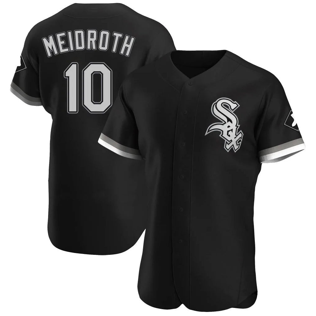 Kooe C.White Sox #10 Chase Meidroth Player Black Limited Elite Home Stitched Jerseys