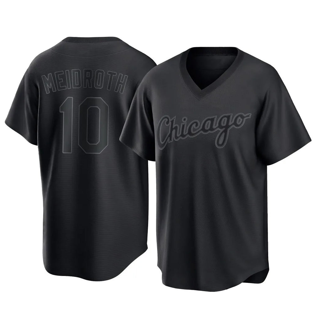 Kooe C.White Sox #10 Chase Meidroth Player Black T-shirt Home Game Stitched Jerseys
