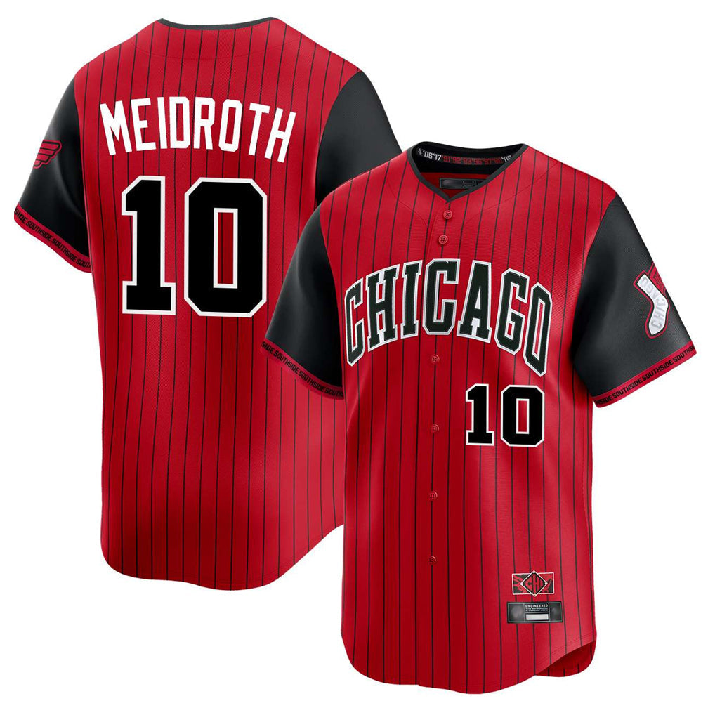 Kooe C.White Sox #10 Chase Meidroth Player Red City Connect Limited Home Stitched Jerseys