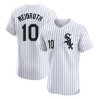 Kooe C.White Sox #10 Chase Meidroth Player White Stripe Limited Elite Home Stitched Jerseys