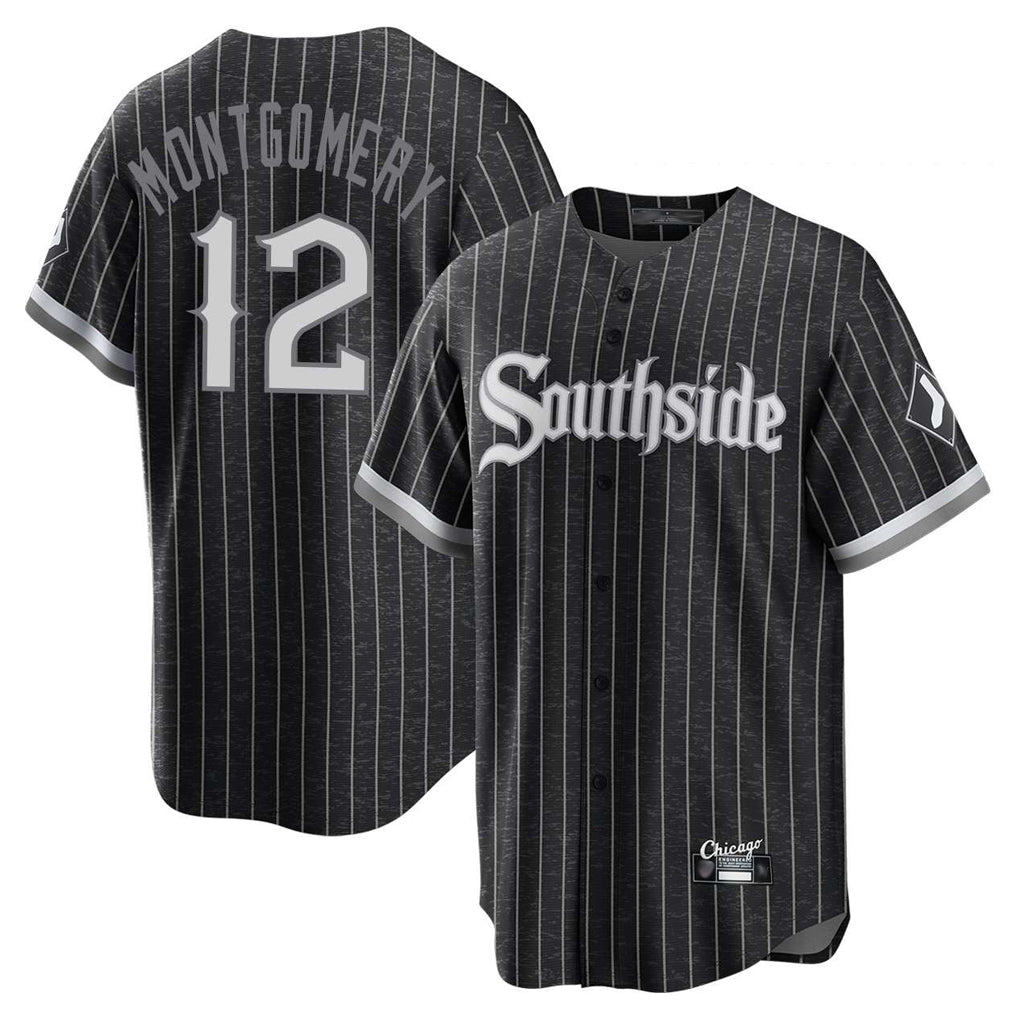 Kooe C.White Sox #12 Colson Montgomery Player Black City Connect Home Game Stitched Jerseys