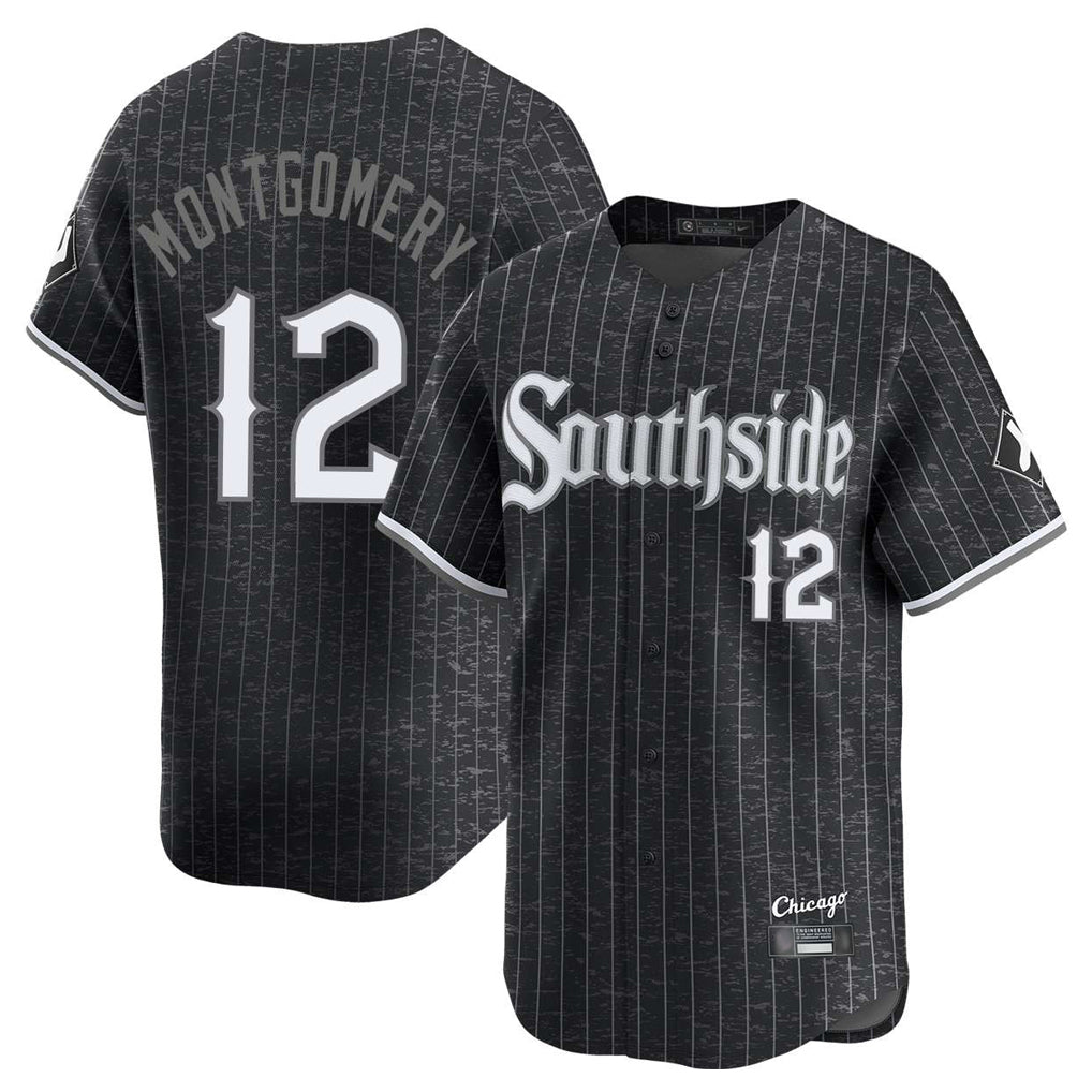 Kooe C.White Sox #12 Colson Montgomery Player Black City Connect Limited Home Stitched Jerseys
