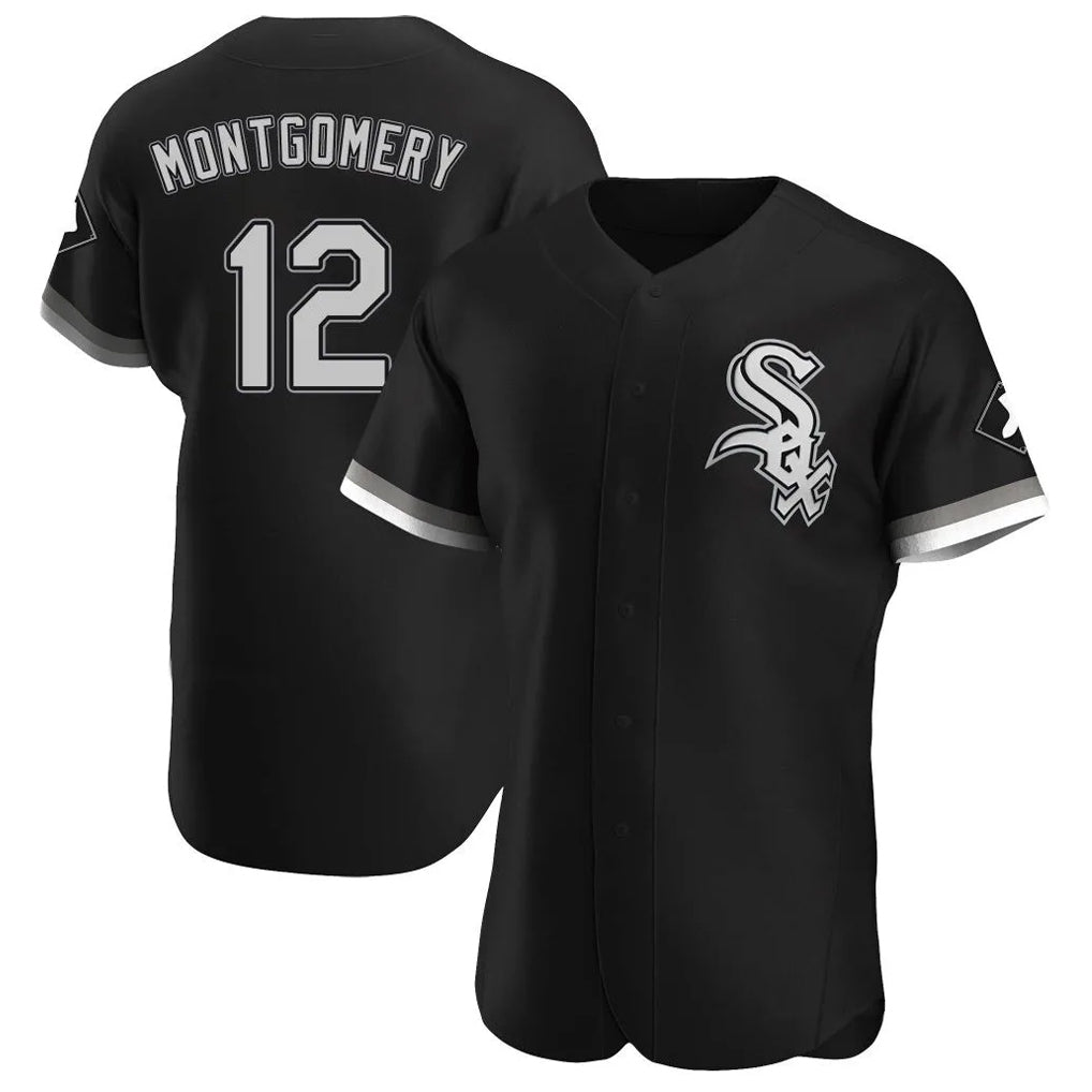 Kooe C.White Sox #12 Colson Montgomery Player Black Limited Elite Home Stitched Jerseys
