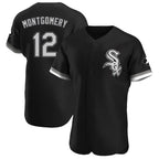 Kooe C.White Sox #12 Colson Montgomery Player Black Limited Elite Home Stitched Jerseys