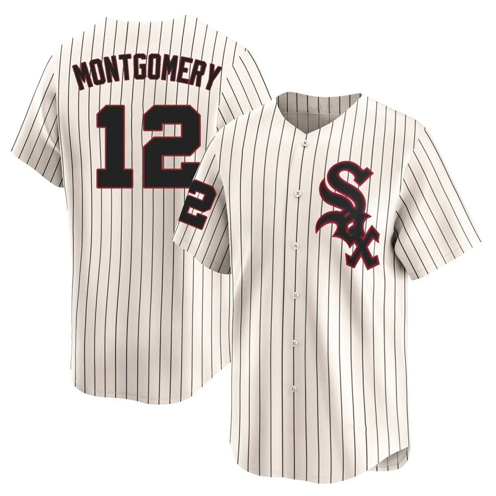 Kooe C.White Sox #12 Colson Montgomery Player Cream Cooperstown Collection Limited Home Stitched Jerseys