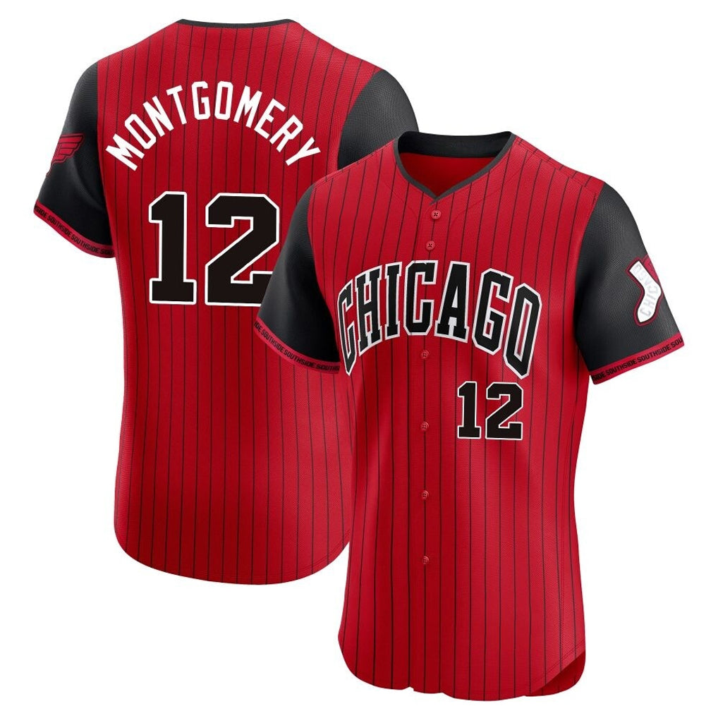 Kooe C.White Sox #12 Colson Montgomery Player Red City Connect Limited Elite Home Stitched Jerseys