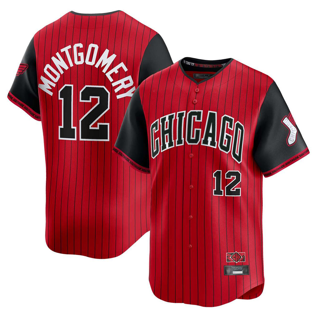Kooe C.White Sox #12 Colson Montgomery Player Red City Connect Limited Home Stitched Jerseys