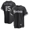 Kooe C.White Sox #15 Sean Newcomb Player Black City Connect Home Game Stitched Jerseys