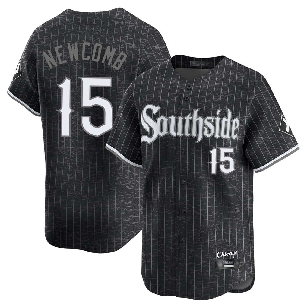 Kooe C.White Sox #15 Sean Newcomb Player Black City Connect Limited Home Stitched Jerseys