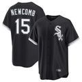 Kooe C.White Sox #15 Sean Newcomb Player Black Home Game Stitched Jerseys