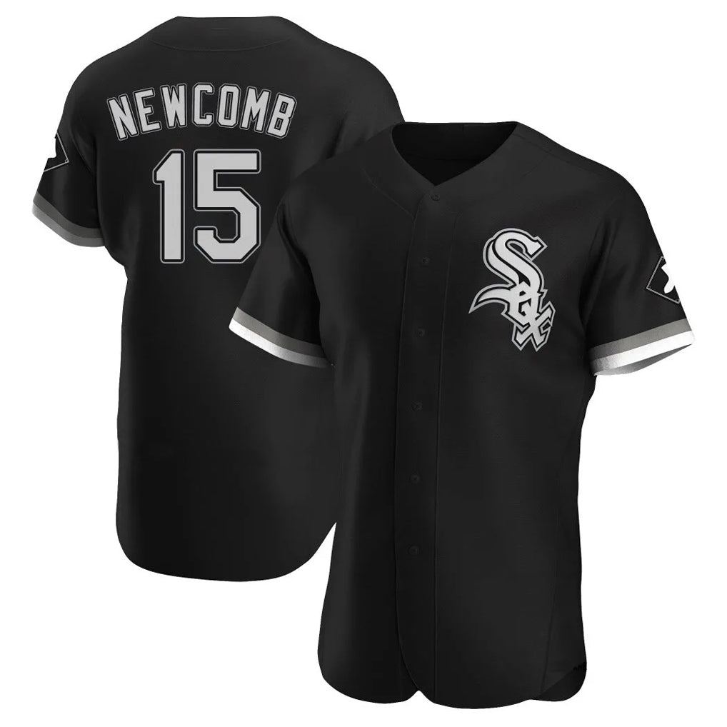 Kooe C.White Sox #15 Sean Newcomb Player Black Limited Elite Home Stitched Jerseys