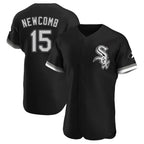 Kooe C.White Sox #15 Sean Newcomb Player Black Limited Elite Home Stitched Jerseys