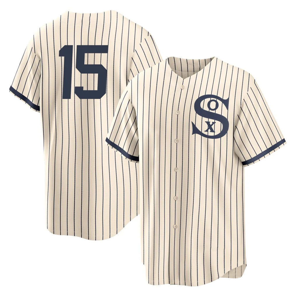Kooe C.White Sox #15 Sean Newcomb Player Cream Field of Dreams Home Game Stitched Jerseys