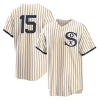 Kooe C.White Sox #15 Sean Newcomb Player Cream Field of Dreams Home Game Stitched Jerseys