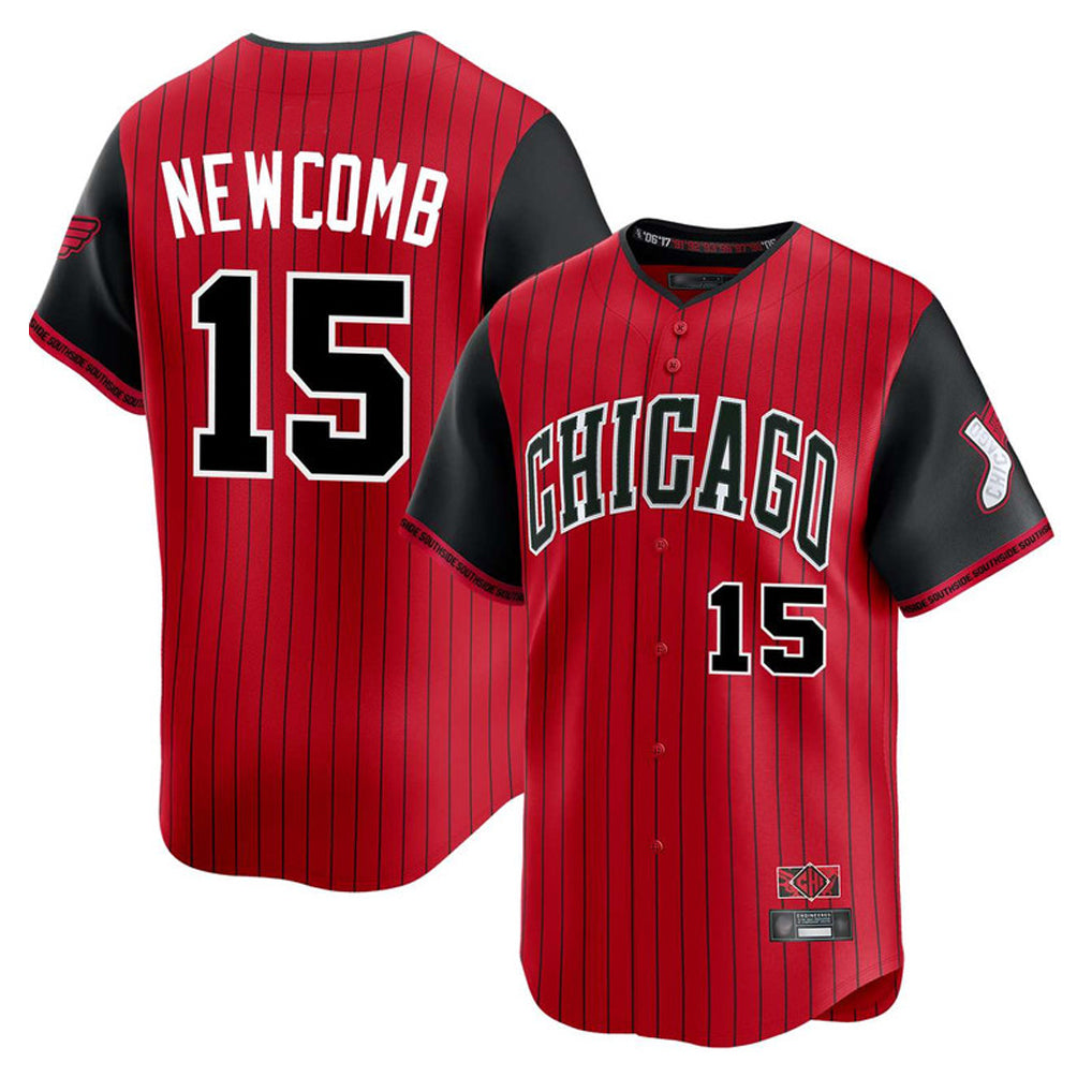 Kooe C.White Sox #15 Sean Newcomb Player Red City Connect Limited Home Stitched Jerseys