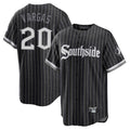 Kooe C.White Sox #20 Miguel Vargas Player Black City Connect Home Game Stitched Jerseys