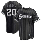 Kooe C.White Sox #20 Miguel Vargas Player Black City Connect Home Game Stitched Jerseys