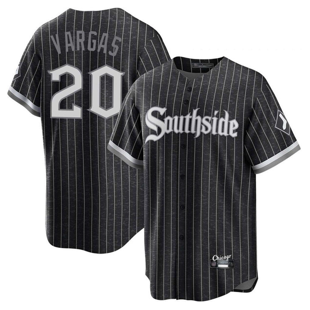 Kooe C.White Sox #20 Miguel Vargas Player Black City Connect Home Game Stitched Jerseys