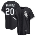 Kooe C.White Sox #20 Miguel Vargas Player Black Home Game Stitched Jerseys