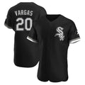 Kooe C.White Sox #20 Miguel Vargas Player Black Limited Elite Home Stitched Jerseys