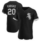 Kooe C.White Sox #20 Miguel Vargas Player Black Limited Elite Home Stitched Jerseys