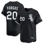 Kooe C.White Sox #20 Miguel Vargas Player Black Limited Home Stitched Jerseys