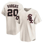 Kooe C.White Sox #20 Miguel Vargas Player Cream Cooperstown Collection Limited Home Stitched Jerseys