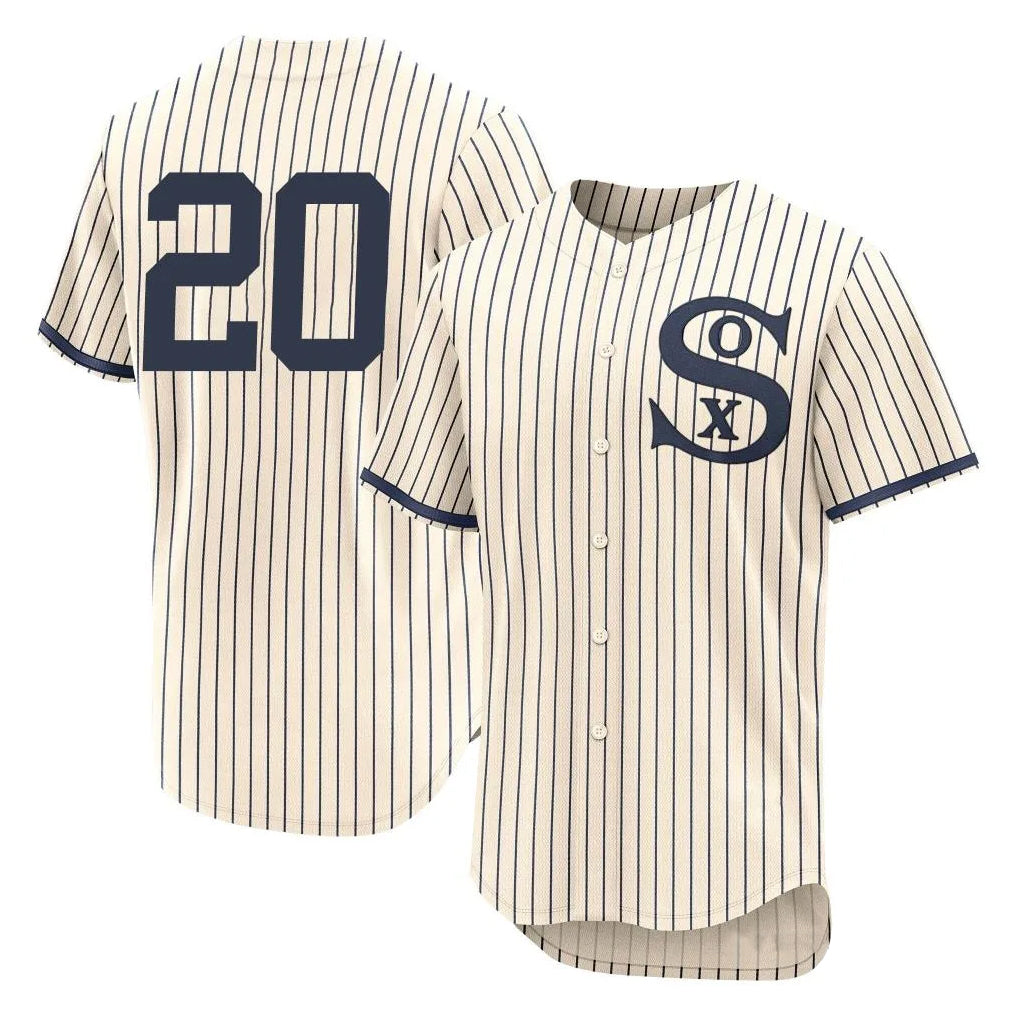 Kooe C.White Sox #20 Miguel Vargas Player Cream Field of Dreams Limited Elite Home Stitched Jerseys