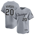 Kooe C.White Sox #20 Miguel Vargas Player Gray Road Limited Home Stitched Jerseys