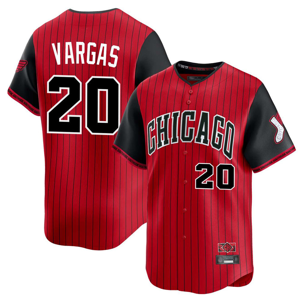 Kooe C.White Sox #20 Miguel Vargas Player Red City Connect Limited Home Stitched Jerseys