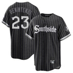Kooe C.White Sox #23 Andrew Benintendi Player Black City Connect Home Game Stitched Jerseys