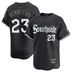 Kooe C.White Sox #23 Andrew Benintendi Player Black City Connect Limited Home Stitched Jerseys